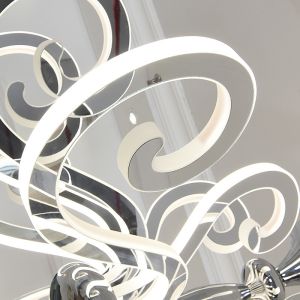 Modern Dimmable Acrylic chandeliers pendant lights with remote controller for