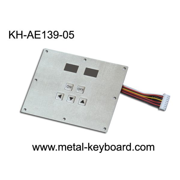 Quality Ruggedized Metal Industrial Keypad with 5 Keys for Industrial Control Kiosk wholesale