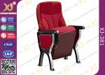 Fabric/Leather Auditorium Furniture Church Hall Chairs With Damper Mechanism