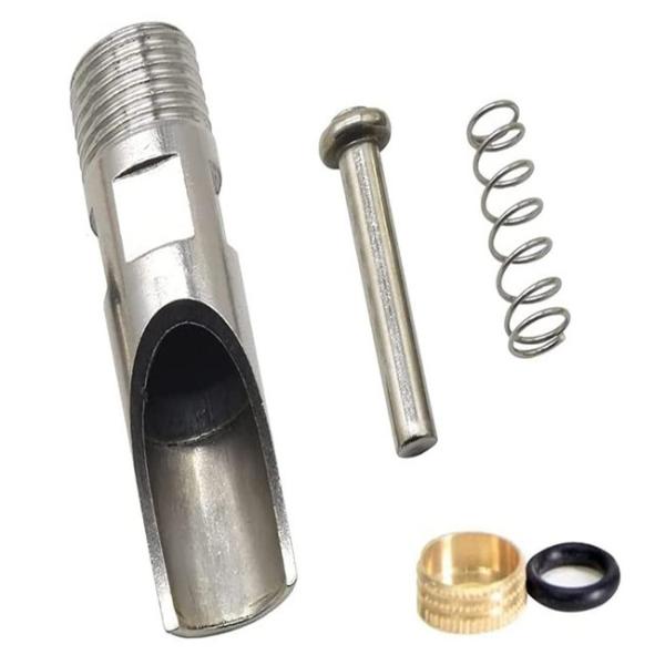 Stainless Steel NPT 1/2" Pig Water Drinkers For Sows Piglets Drinking