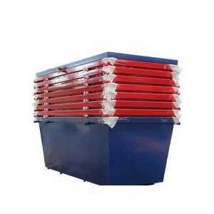 3 - 8 Cubic Metre Skip Bin Industrial Waste Garbage Bin Customized