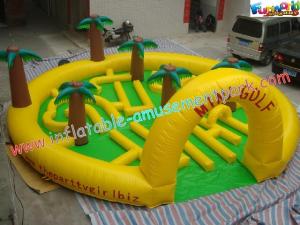 Cheap Kids Inflatable Sports Games , CE / EN14960 Mini Inflatable Golf Games for sale