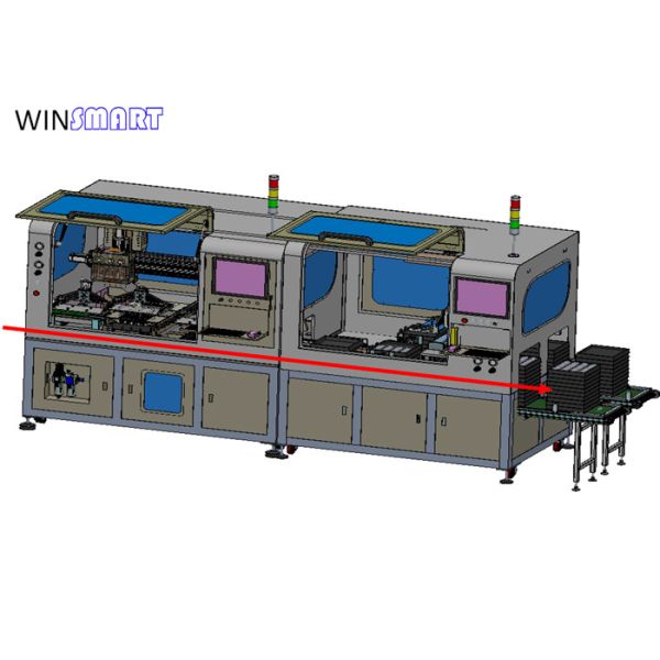 Inline PCB Separator Router Machine with 300x300mm Working Area and 0.8-3.0mm