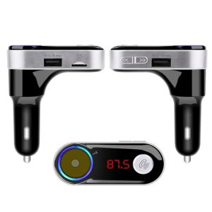 Wireless Bluetooth Dual USB Car Charger Cigarette Lighter Socket FM Transmitter