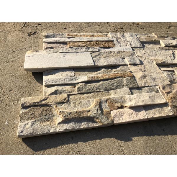 Quality Natural Beige 10mm Stone Veneer Wall Panels Cladding wholesale