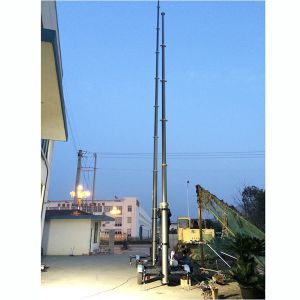 9m lockable pneumatic telescopic mast 400kg payloads- mobile antenna telecom