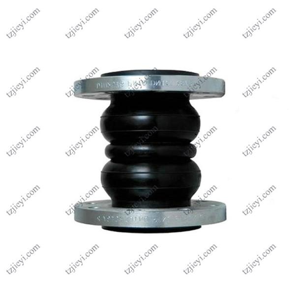 DIN ANIS JIS SS304 flange type double sphere rubber expansion joint EPDM NR NBR