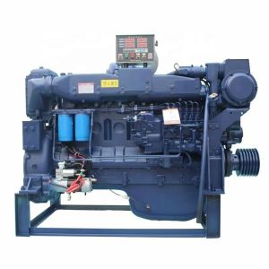 Water-cooled 4 Cylinder Marine Diesel Engine with Advanced Mechanics/Electric