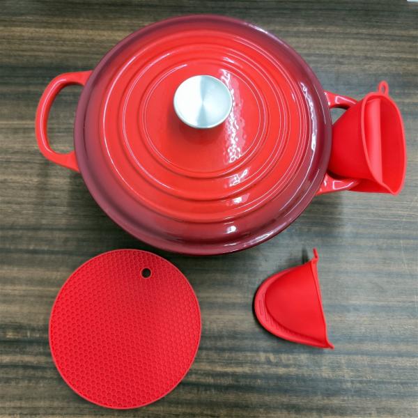 Premium 6 Quart Enameled Cast Iron Dutch Oven With Lid - Available In 6 Colors