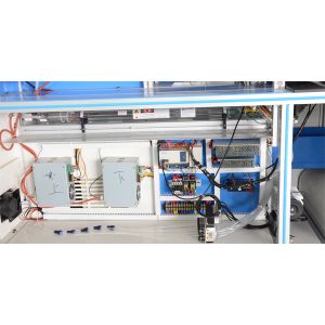 Double Optical Paths Wire Cutting And Stripping Machine 300m Working Line Width