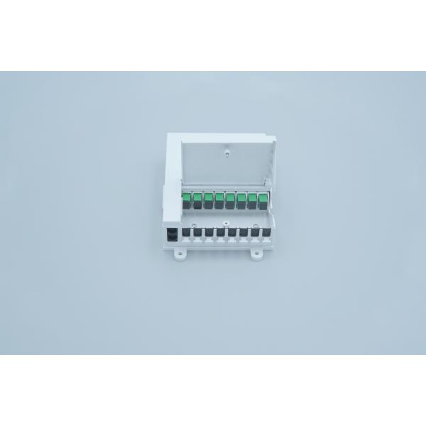 FTTH 12mm Cable Fiber Optic Termination Box 1x8 PLC Splitter For CATV