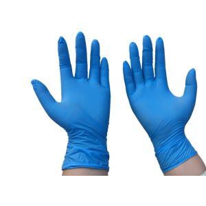 China Examination Disposable Protective Gloves Nitrile Gloves For Food Handling on sale