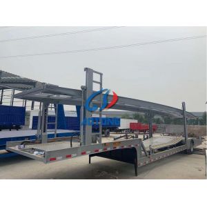 2 Axle Car Carrier Semi Trailer with 245/70R19.5 Tires and 4-21 Units Cars