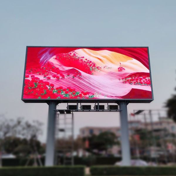 P2.976 Outdoor LED Advertising Screen For Building Facade Billboard Displays Front Maintenance Waterproof Iron Cabinet Led Display Screen Led Screen