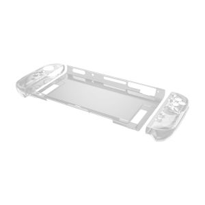 Dockable Clear Split Joy-con with Curved Grips & Middle Frame PC Hard Shell Case Set for Nintendo Switch 2