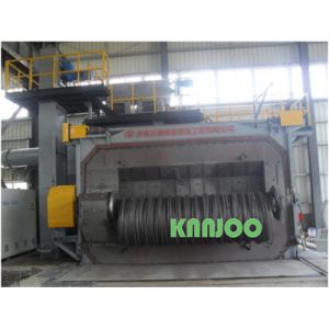 Wire Rod Coil Blastrac Shot Blasting Machine Rust Removal