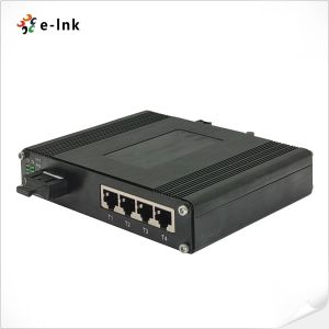 Industrial 4-Port 10/100/1000Base-T + 1-Port 1000BASE-X Ethernet Switch