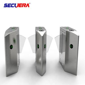 Flap type automatic turnstile control board access control barcode wing