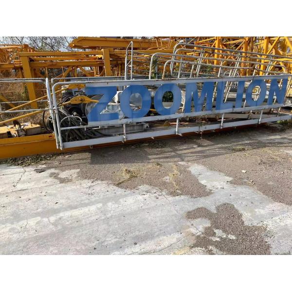 Apply Zoomlion 6012 Used Tower Crane With 2.8m Block Mast Section And 6T Max
