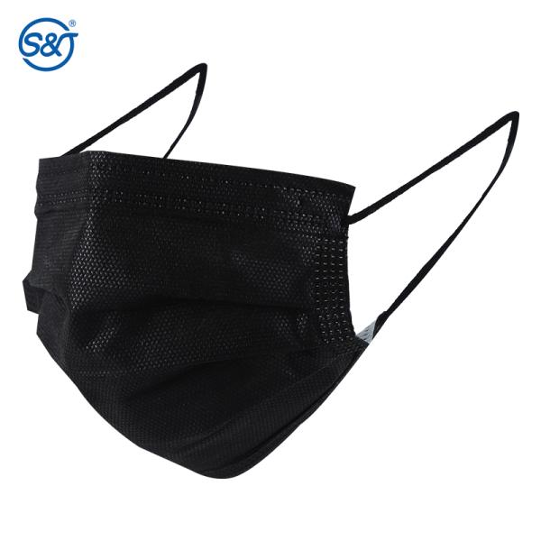 Black Face Masks 4ply Disposable Medical Face Mask Disposable Medical Face Masks