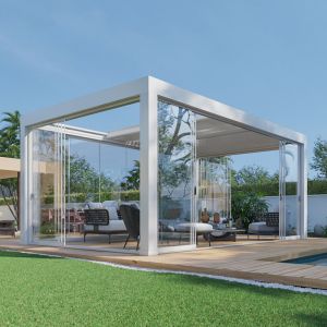 Ultimate Solution for Outdoor Scenes in Office Spaces Aluminum Pergola