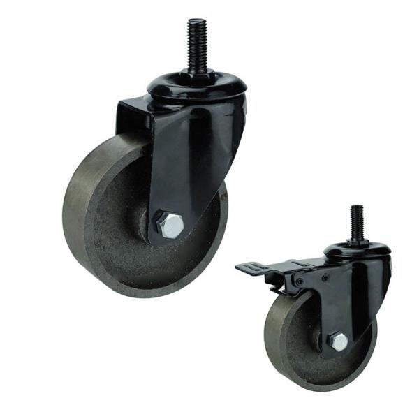 Quality Customizable Threaded Stem Swivel Head Medium Duty Casters wholesale