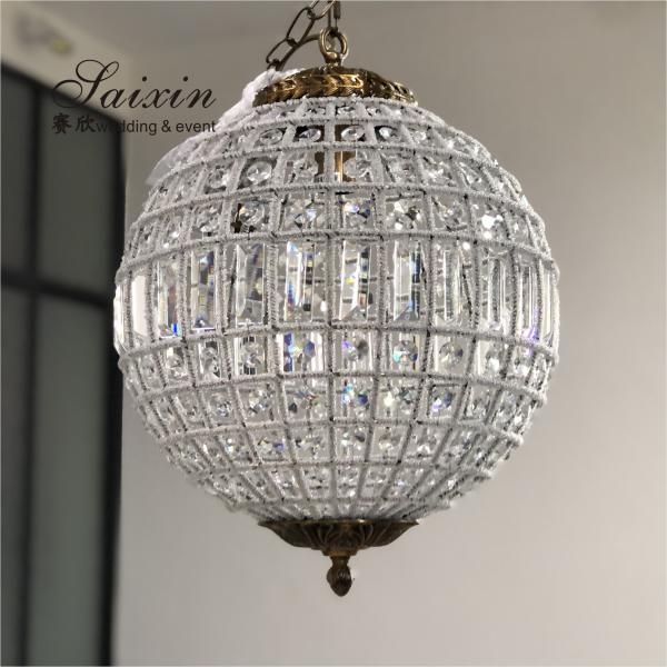 Quality Round Crystal Ball Chandelier Lighting Fixture Lamp Chandeliers Ceiling  60cm wholesale