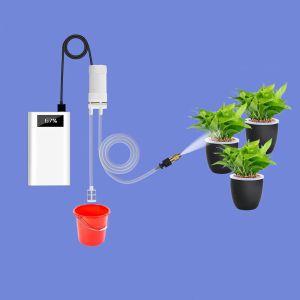USB 5V Electric Water Pumping Kit Mist Watering System with Copper Sprinkler