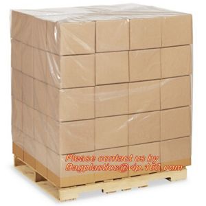 Plastic flat bottom vinyl cover /plastic poly pallet cover, Big square bottom