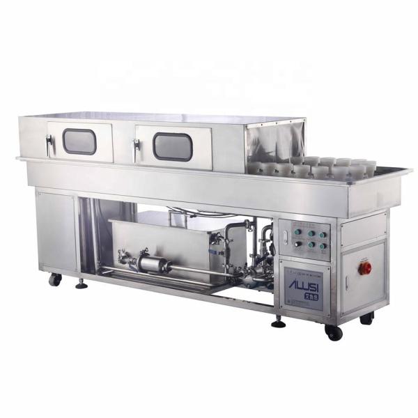 Rinsing Recycle Glass Bottle Washer Jar Cleaning Machine Automatic Double Line Bottle Bottle Washing Machine