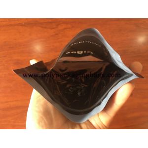 Gravure Printing LDPE Cigar Humidity Bags With Zipper