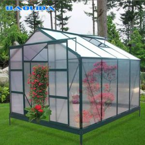 China Commercial Backyard Garden Polycarbonate Sheeting Greenhouse Auto Controlled on sale