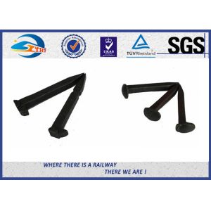 Low Carbon Steel Railroad Track Spikes / Dog Spike With Arema Standard