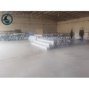 Low Carbon Galvanized 219mm OD Water Well Screen For Sand Control In Shallow