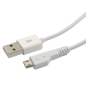 Cheap White USB Charging &amp; Syncing A Male to Micro 5 Pin Cable for sale