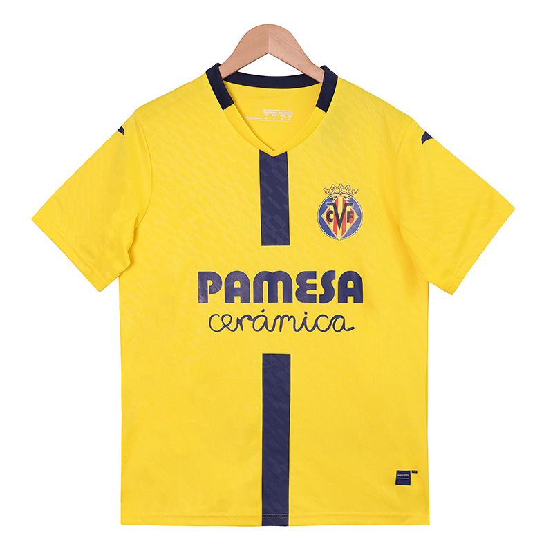 China Villarreal 2025-2026 Home Jersey - Moisture Wicking Polyester Unisex on sale
