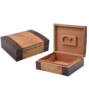 High Gloss Luxury Spanish Cedar Cigar Box With Humidity Regulation
