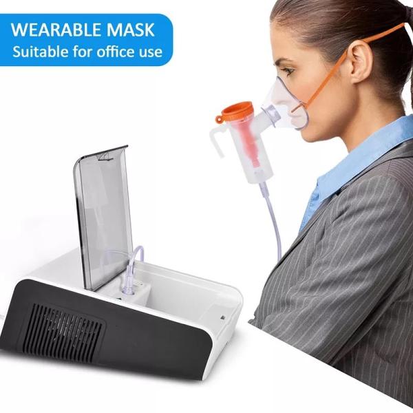 Medical Adults Child Portable Nebulizer Machine Noiseless Baby Inhalator