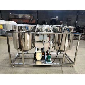 2500KG/D Automatic Oil Press Machine high capacity Edible Oil Refining Machine