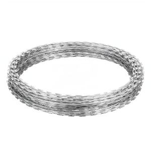 Hot Selling Type Razor Wire Fence Galvanized Barbed Wire Concertina Coil For