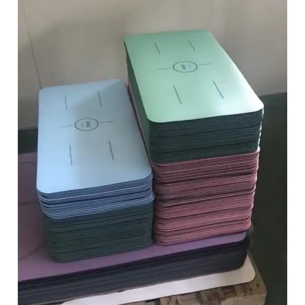 Custom Design Print Fitness Exercise Reversible Grip Non Slip PU Rubber Mini