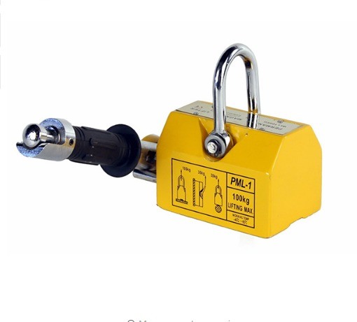 Convenient One Man Operation Super Magnetic Manhole Cover Lifter 92X67mm