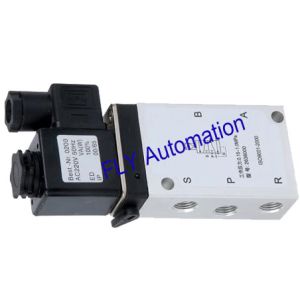 Electromagnetic Actuated Inline Single Pneumatic Solenoid Valves 1/4" 5/2 Way