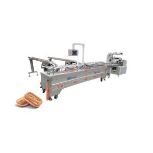automatic cream chocolate sandwich biscuit making machine biscuit sandwich
