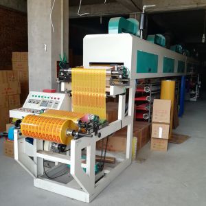 Large Rolls Adhesive Tape Glue Coating Machine Rewinding Coating Width 500