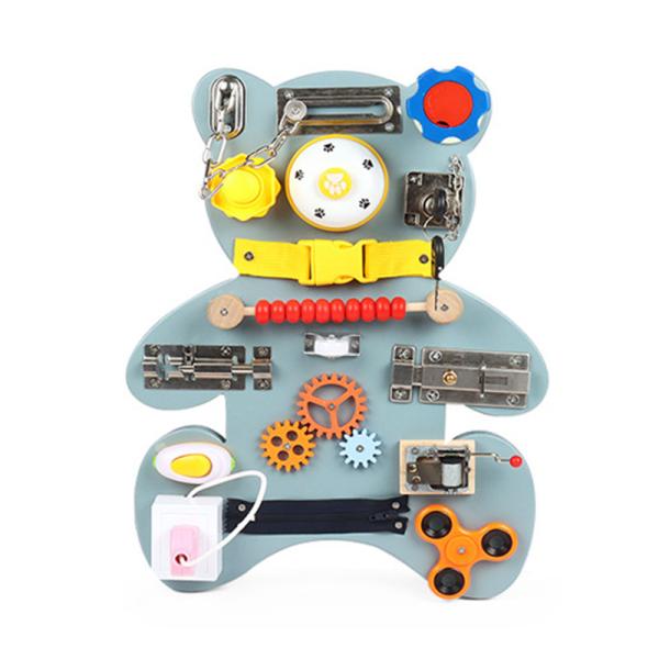 Quality Educational Wooden Montessori Busy Board For Toddlers wholesale