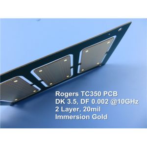 TC350 Double Sided 20mil PCB Printed Circuit Board For Filters And Couplers