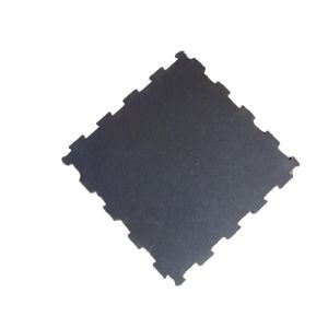 China 1000X1000X40mm GYM Interlocking Rubber Tiles Customized Interlocking Weight Room Flooring Red on sale