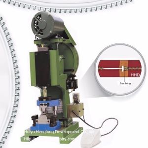 Cheap Semi Auto Nylon Zipper Box Pressing Machine with 1.5–3.0 kW Motor Power 1200pcs/60cm/H Output and 500-Hour Maintenance Cycle for sale