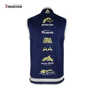Customized Embroidered Poly Cotton Training Team Vest with Wicking Breathable